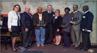 Laurence & Michelle Allen presenting the J. Bradley Allen Awards